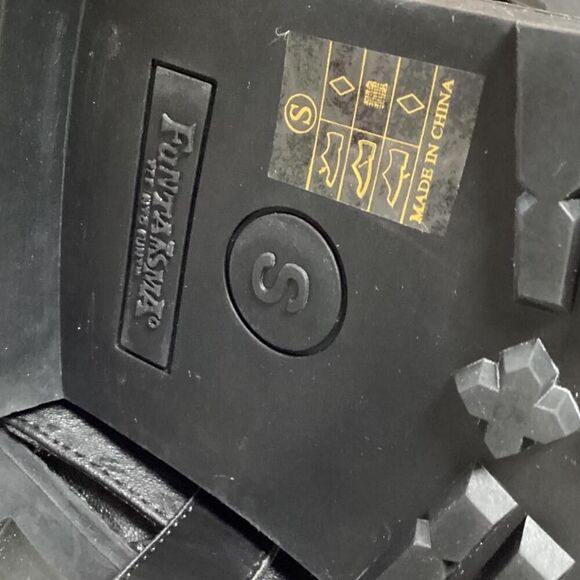 Funtasma Boots Mens 8 9 Black Pirate Captain Medieval Knight Aristocrat Nobleman - Picture 11 of 12